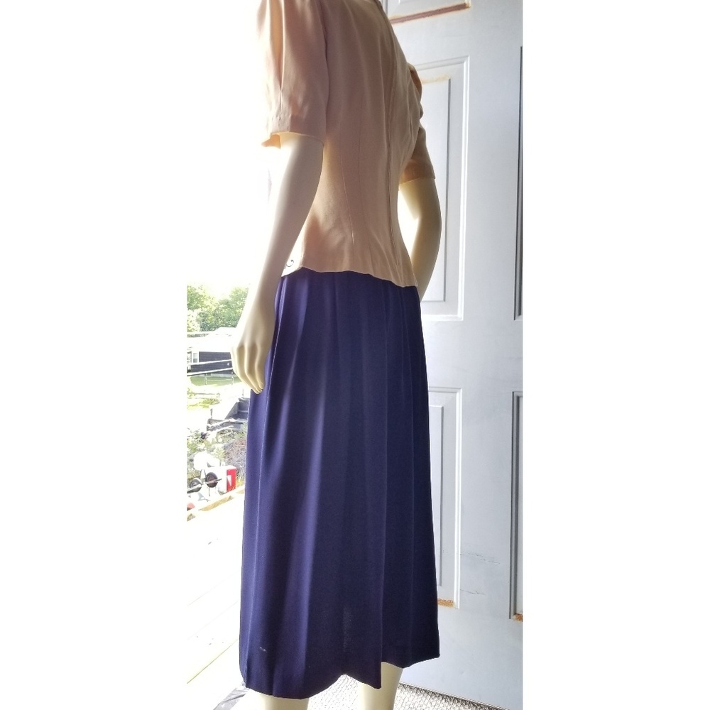Karin Stevens Embroidered 2-Piece Dress/Jacket,6 ✔️ - Picture 4 of 8